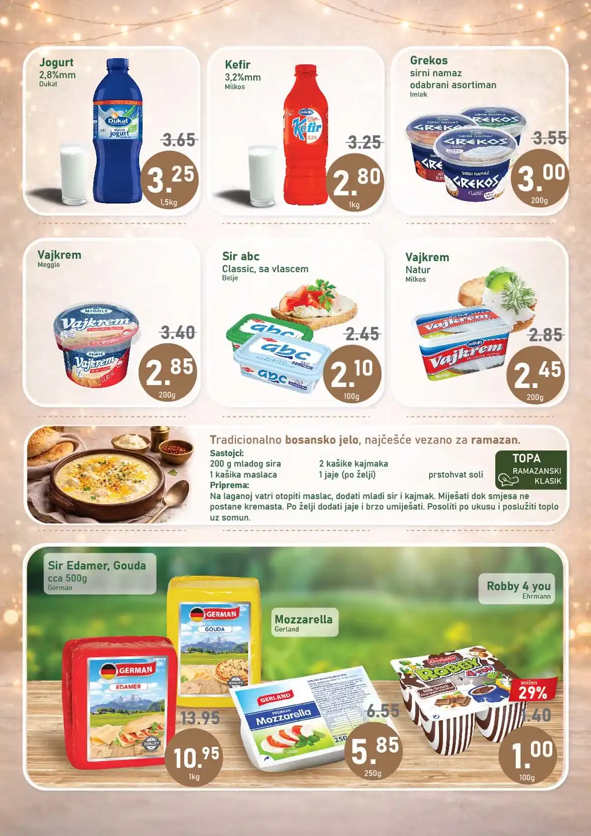 AMKO Ramazanski katalog strana 3 – proizvodi za domaćinstvo na sniženju do 11. marta 2026