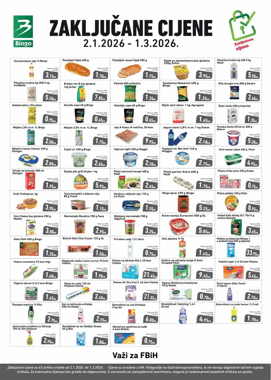 Vikend akcija sniženja Bingo