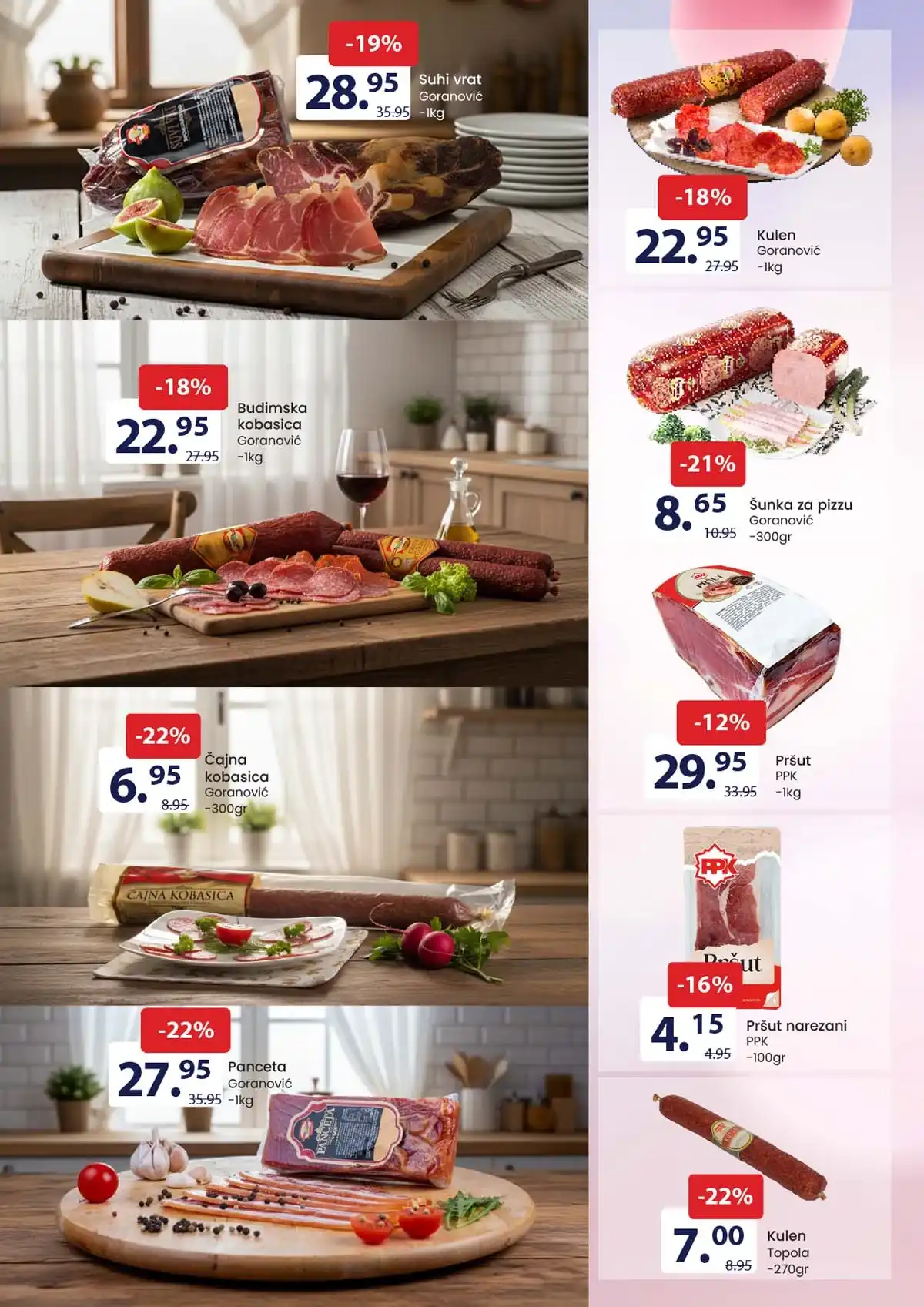 FIS akcija prehrane strana 2 osnovne namirnice do 14. marta 2026