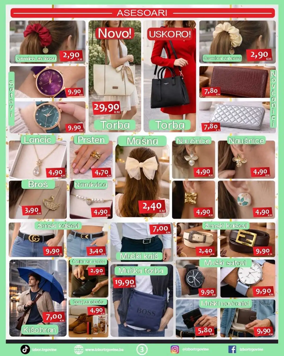 Izbor Trgovine akcija – kućni proizvodi i garderoba na sniženju do 02. aprila 2026 (strana 3)