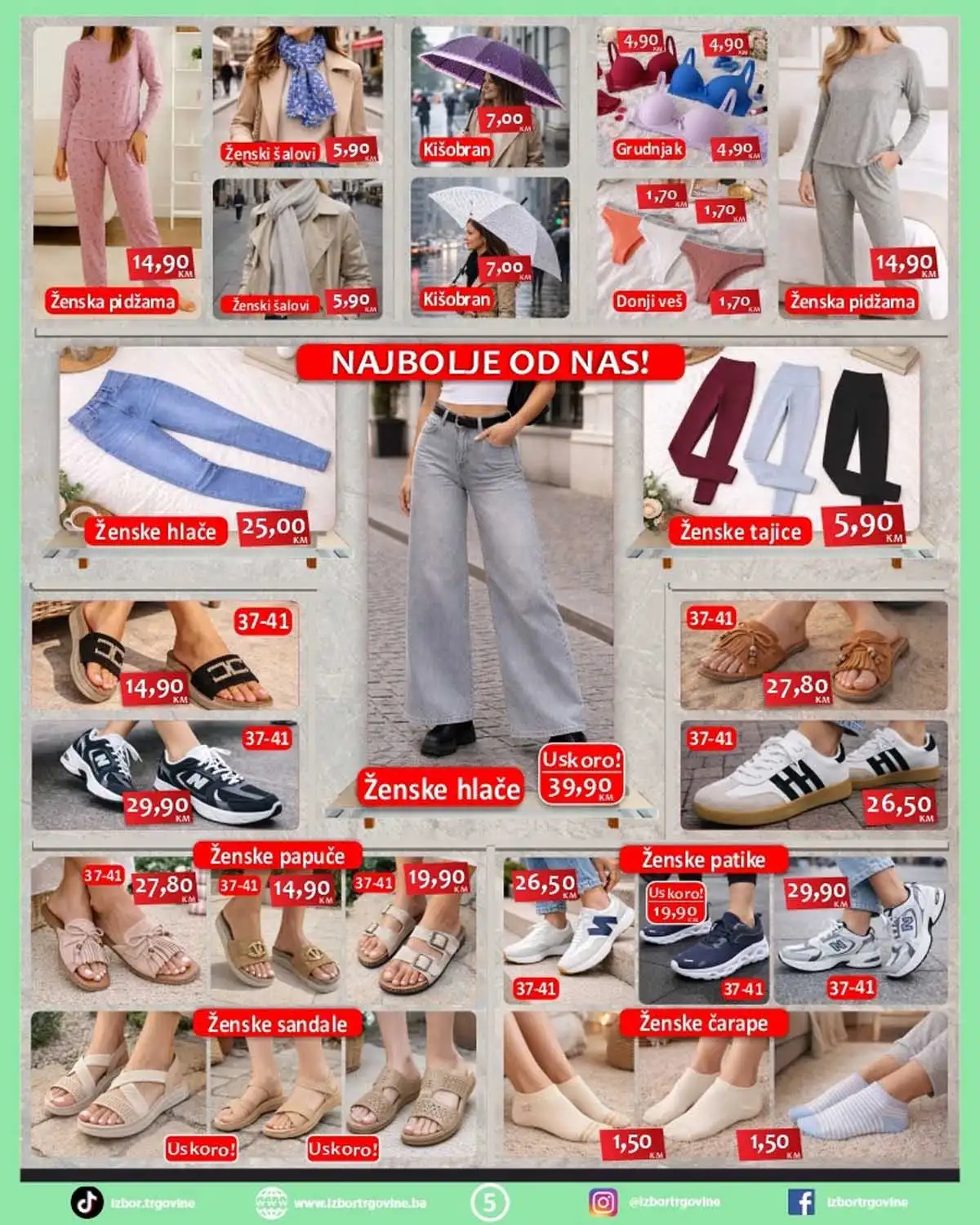 Izbor Trgovine akcija – kućni proizvodi i garderoba na sniženju do 02. aprila 2026 (strana 5)