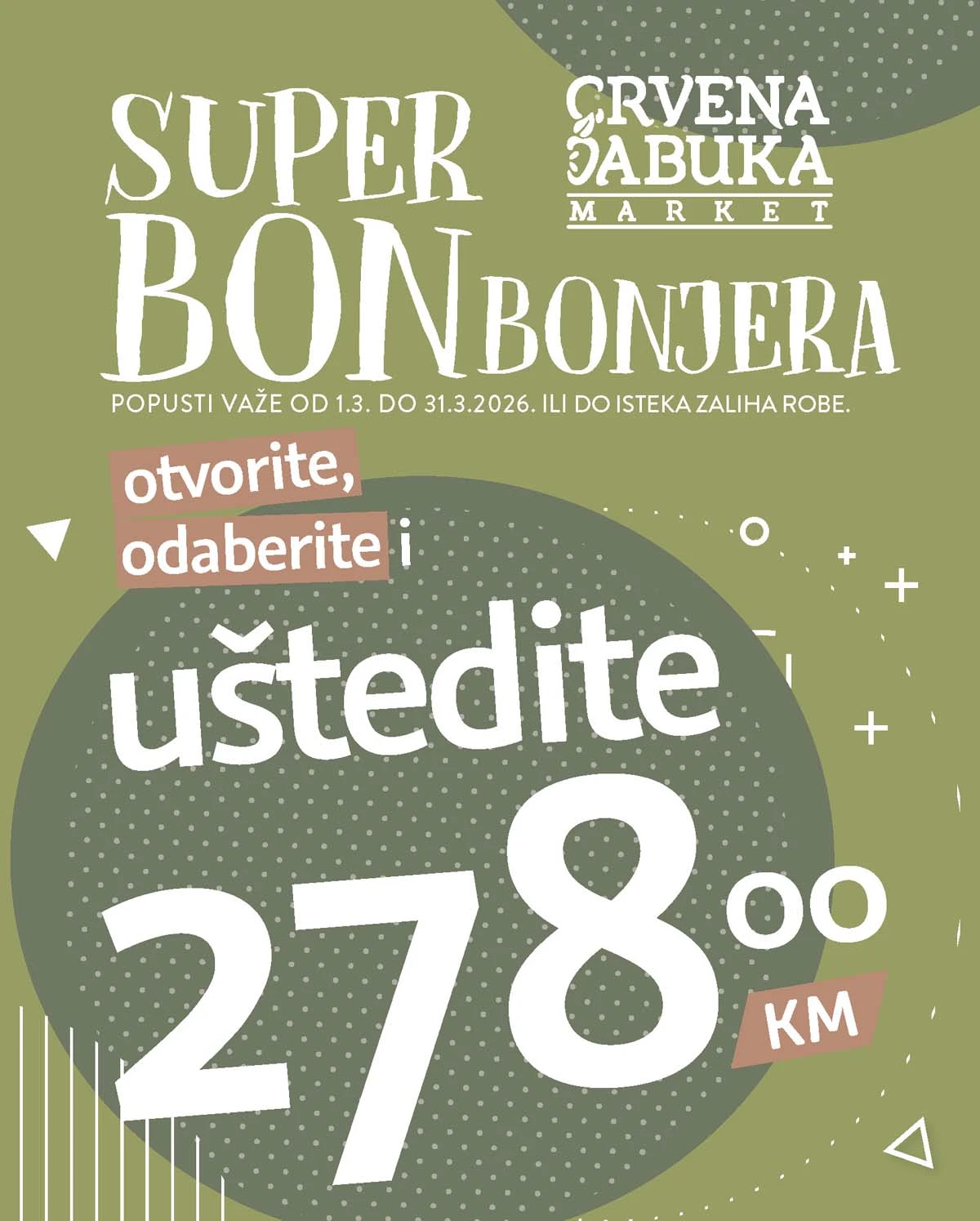 Crvena jabuka akcija Bonbonjera snizenja